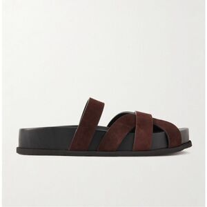 Neous Ibor Suede Slides 39 Chocolate